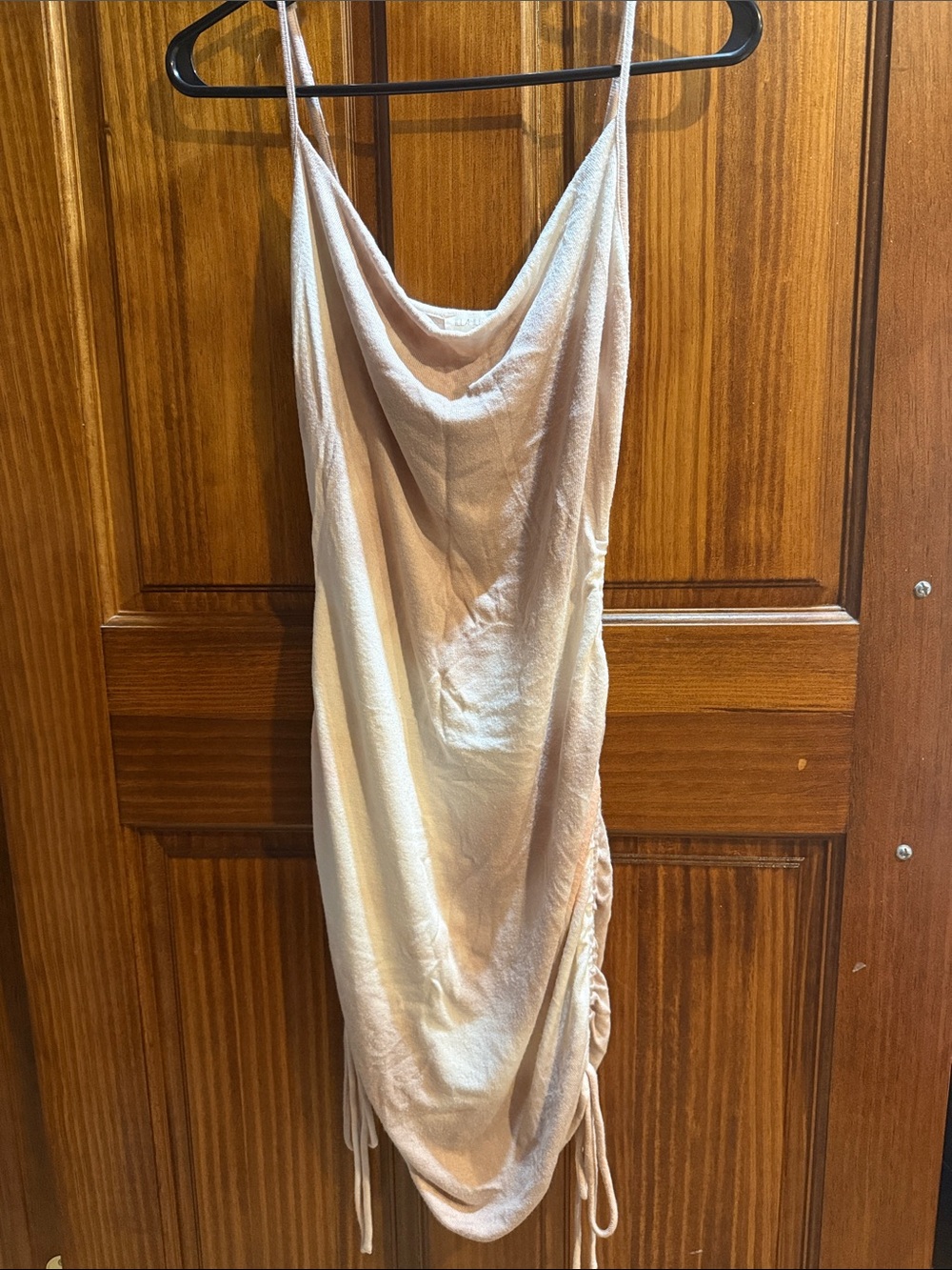 ILLA ILLA Soft Brown Knit Cowl Dress